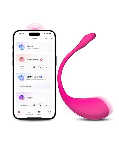 Lovense Lush 2 Vibratorensets für Frauen mit App, Vibro Ei mit Fernsteuerung für unterwegs, leichte Vibration für Frauen mit Bluetooth, Sexspielzeug für Frauen Solo, G Punkt Vibrator mit 1000+ Modi