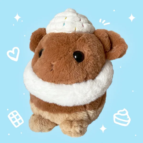 Browny Chocolate Bunny Cake Plush