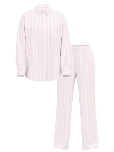 Modal-Cotton Long Pajama Set