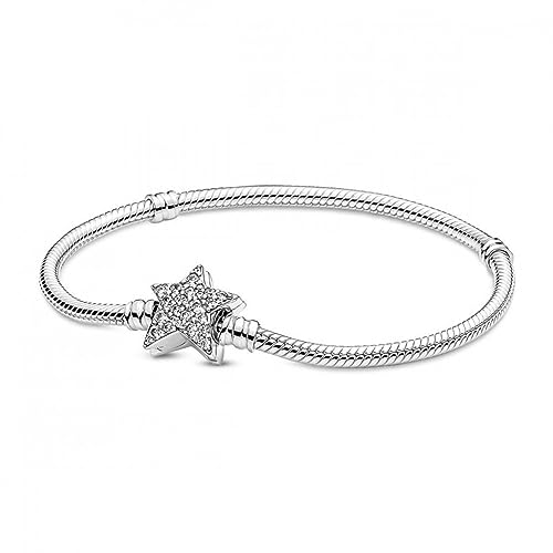 Pandora Damen-Armband Sternverschluss Silber 599639C01 - 19.0 Zentimeter