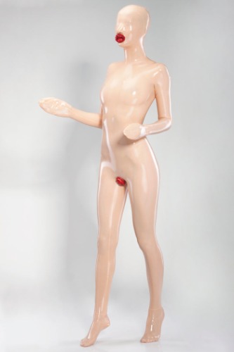 Fully enclosed latex doll suit | Fuckdoll