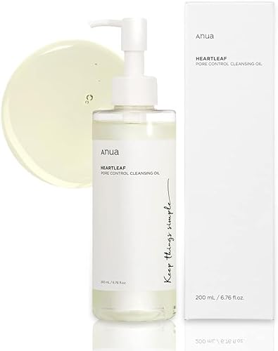 ANUA Heartleaf Porenkontroll-Öl, koreanisches Gesichtsreiniger, tägliche Entfernung von Mitessern, 6,76 fl oz (200 ml)