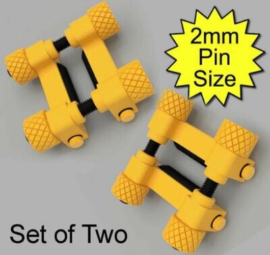 Joannes Bipolar 6mm Conductive Rubber Nipple Clamp Electrodes (E-Stim Emporium)