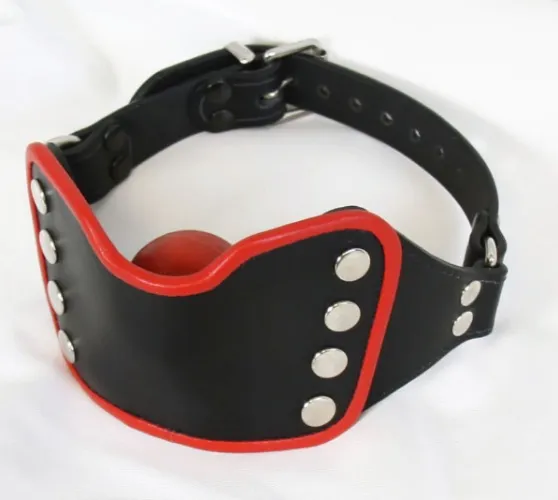 Covered Ball Gag (Top to Bottom Leathers)