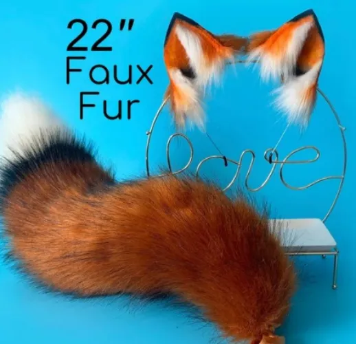 Costume Faux fur fox ear and tail
