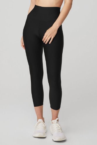 High-Waist Airlift Capri - Black | Black / L