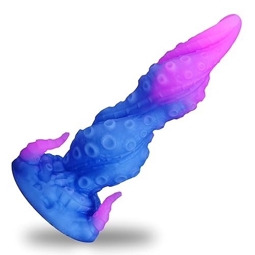 8in Knot Dildo Tentacle Dildo Fantasy Dildo, Big Dog Dildo Monster Horse Dildo, Dragon Alien Knotted Dildo with Suction Cup, Animal Pink Anal Dildo for G-spot, Adult Sex Toys for Women Men Gay Couples - Medium-8.0in