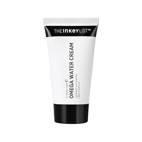 The INKEY List Omega Water Cream 50ml, Oil-Free Face Moisturiser, Lightweight Gel, Vegan Friendly Skincare, Suitable For Blemish Prone Skin - Single
