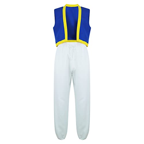 Axvinel Mens Costume Adults Waistcoat Vest Pants Halloween Cosplay Outfit Fancy Dress Up - Small