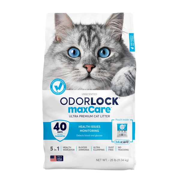 OdorLock Max Care Clumping Clay Cat Litter