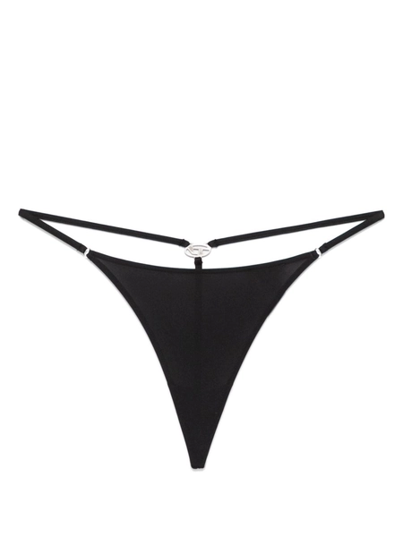 Diesel D-string-Dnm Thong | Black | FARFETCH CA