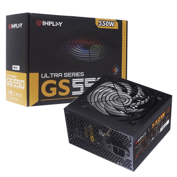 Inplay Power Supply 450W 550W 650W 750W PSU 80 PLUS Bronze With RGB Light For Computer PC Power 80Plus Bronze Certified