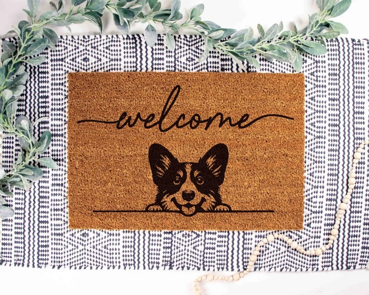 Corgi Doormat Corgi Doormat Dog Gift Ideas for Corgi Owner Dog Mom Doormat Corgi Gifts Corgi Unique Gift Ideas Corgis Doormat Custom Gift - Etsy