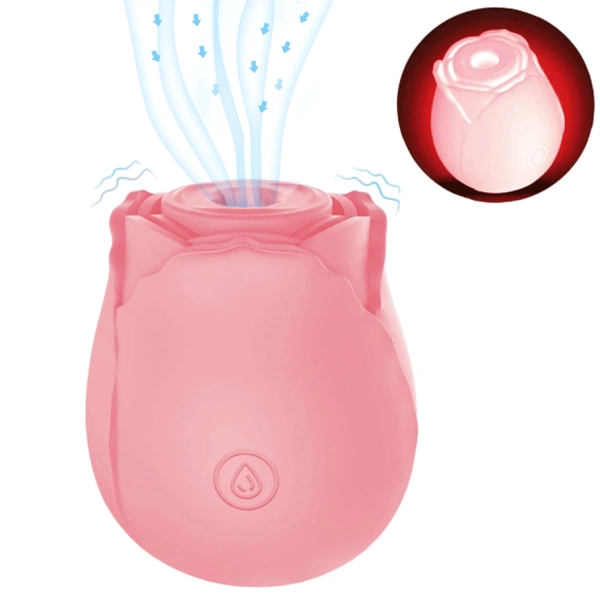 Luminous 2025 Upgraded Rose Sex Toy Clitoral Sucker In Pink