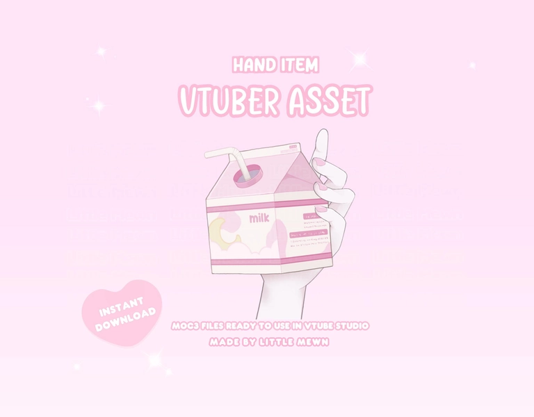 VTuber Asset | Moon Milk | Vtube Studio