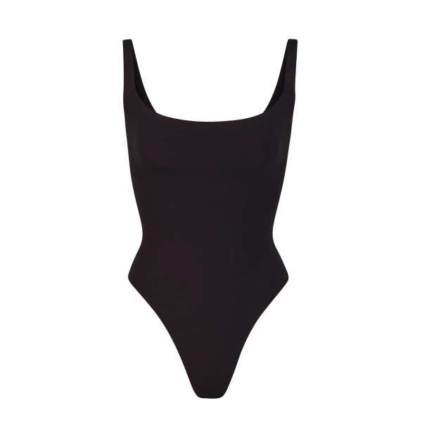 FITS EVERYBODY SQUARE NECK BODYSUIT | ONYX