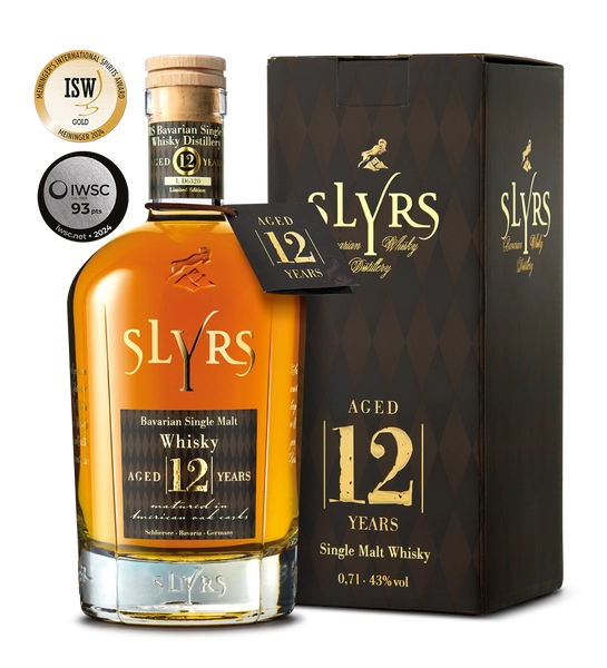SLYRS Single Malt Whisky Aged 12 Years 43% vol. - SLYRS Whisky