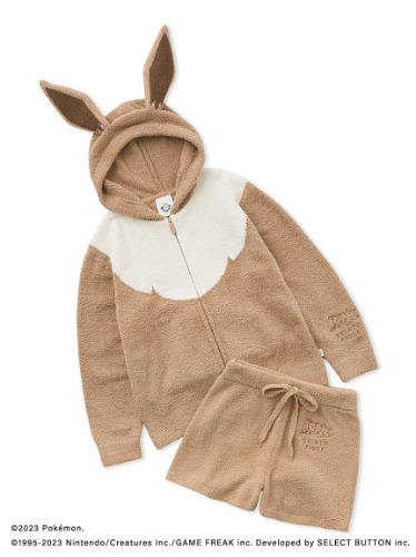 [Pokémon Sleep] Baby Moco Eevee Parka & Shorts Set | ONE SIZE / CAMEL