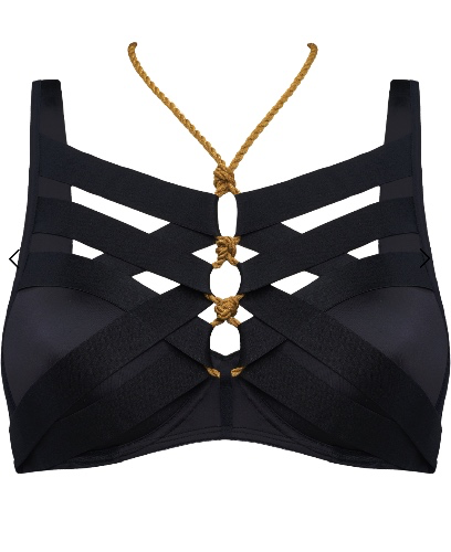balcony bra | black