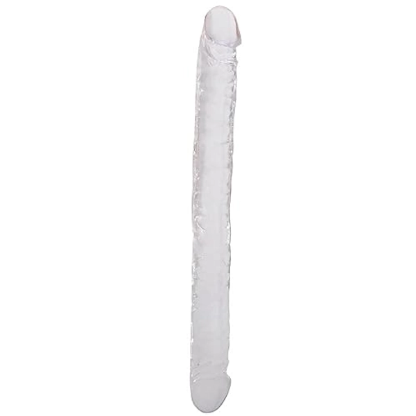 MATATA Dildo Adult Toy for Lesbian, 13.2 Inch Double Sided Dildo for Women Waterproof Flexible Double Dong with Curved Shaft for Vaginal G-spot and Anal Play
