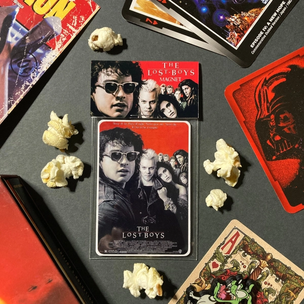 Movie Poster fridge Magnet, horror movie, stocking fillers, movie collectables, vintage poster, 90's, small gift, gift for dad, gift for son