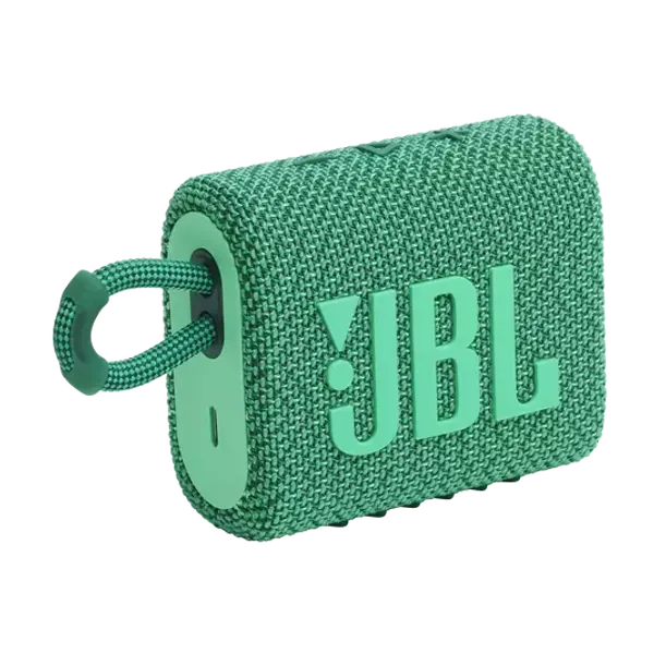 JBL Go 3 Eco Waterproof Bluetooth Speaker | Green