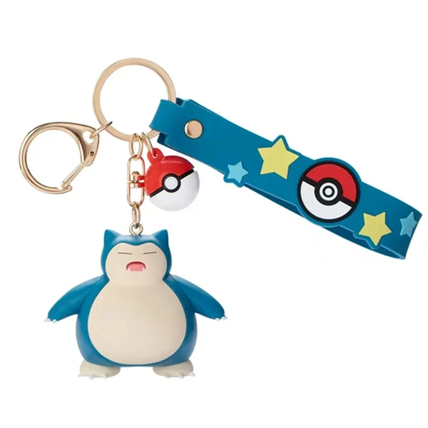 Official Pokemon Keychain Wristlet Lanyard - Snorlax