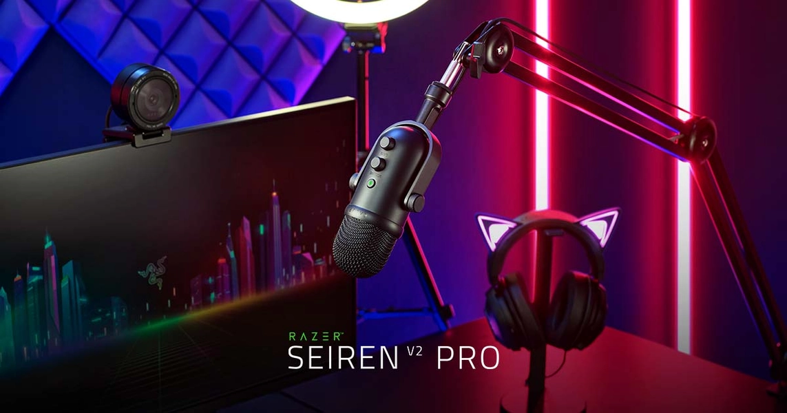 Dynamic USB Microphone - Razer Seiren V2 Pro | Razer 