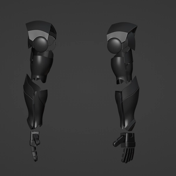 Les bras de Genos dans One Punch Man patron 3d