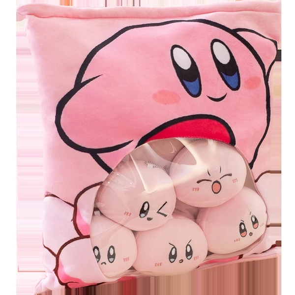 Kirby Plush Cushion 6 Kirby Keychains Ita Bag Pillow - A