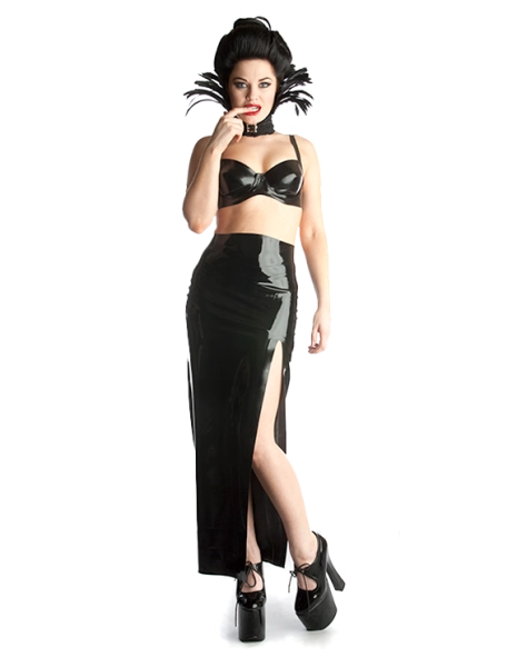 Nicole Long Split Skirt