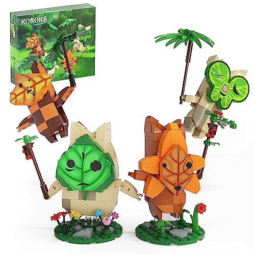 Korok Building Set, Yahaha! Cute Game Merch Action Figures, Great Toys Gifts for Fans Kids Adults (521 Pieces) - Yahaha2