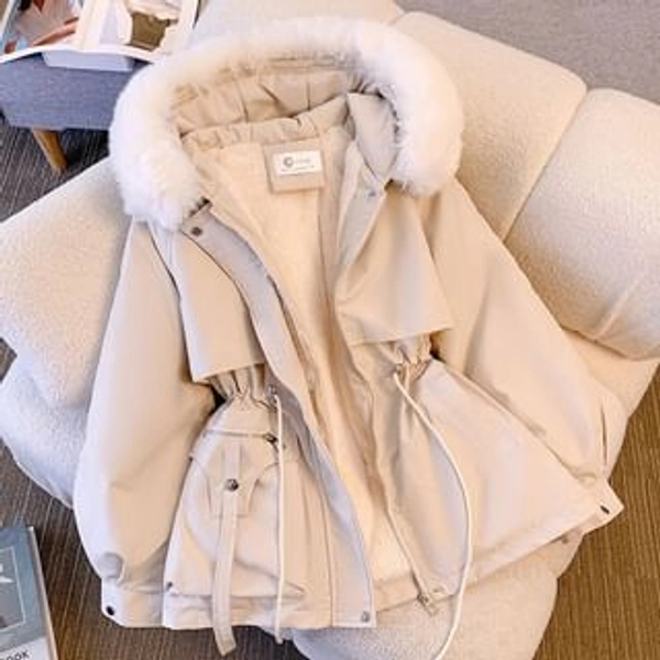Fluffy Hooded Puffer Coat