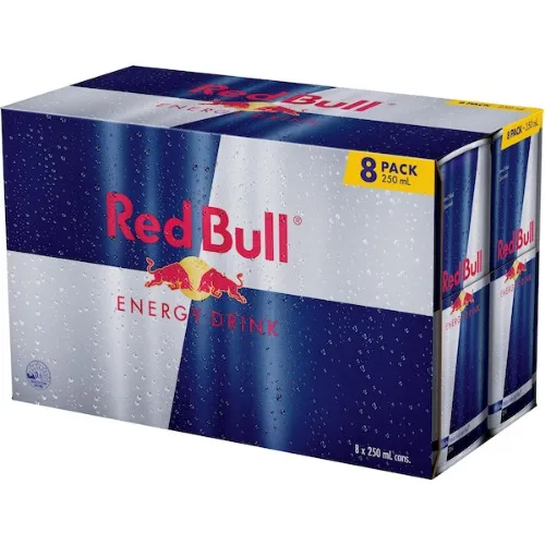 Red Bull Energy Drink Cans 250mL x 8 pack | Woolworths
