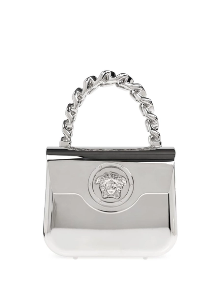 Versace Mini La Medusa Tote Bag | Silver | FARFETCH IE