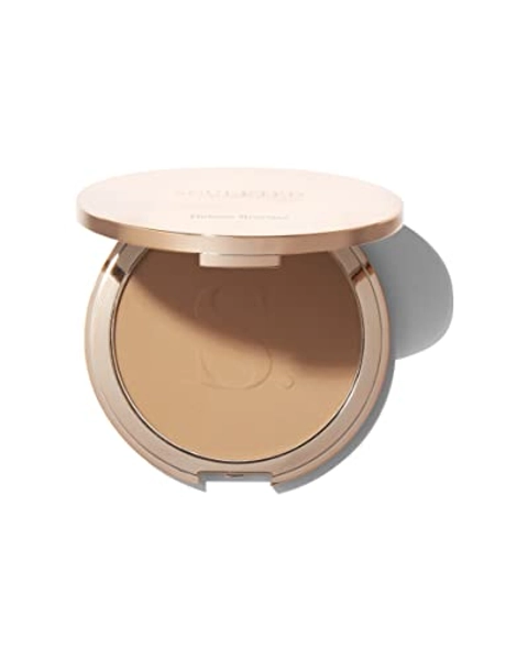 Deluxe Bronzer from Sculpted by Aimee - 10g Long Lasting, Vegan, Limited Edition Matte Bronzer in Deluxe Compact (Light Bronze)