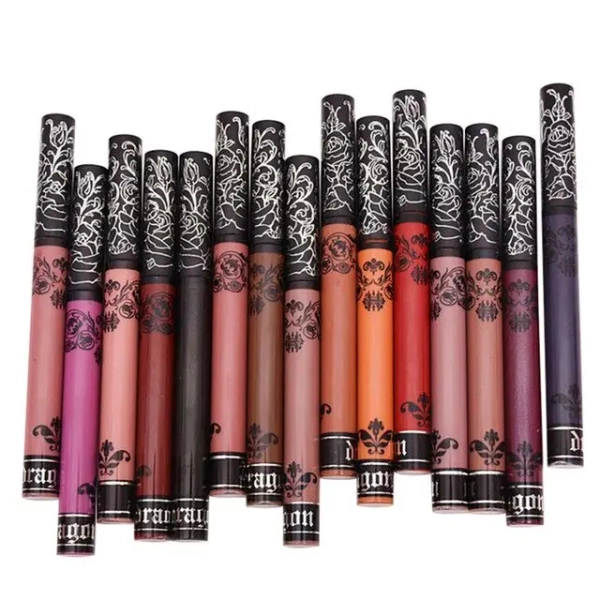 All-Matte Liquid Lipstick with High Pigmentation in 15 Shades