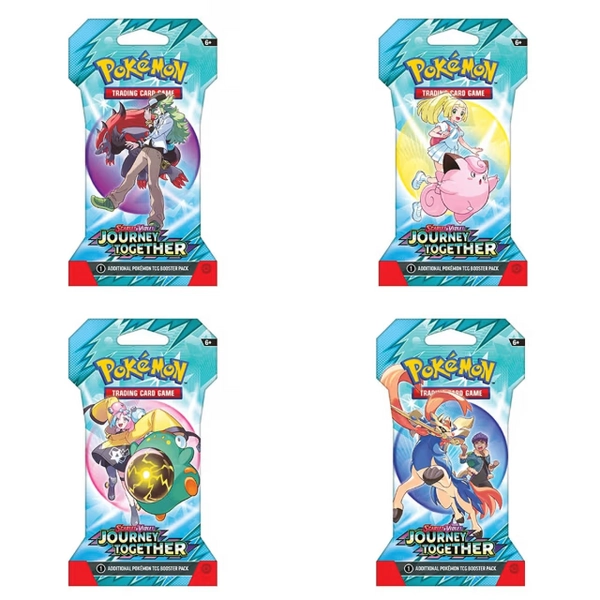 1x Pokemon TCG JOURNEY TOGETHER SEALED BLISTER PACKS - NEW/SEALED 