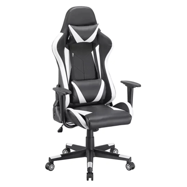 Ninja Dragon Reclining Computer Gaming Chair - White