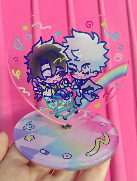 Surprising Spinning Standee/Keychain