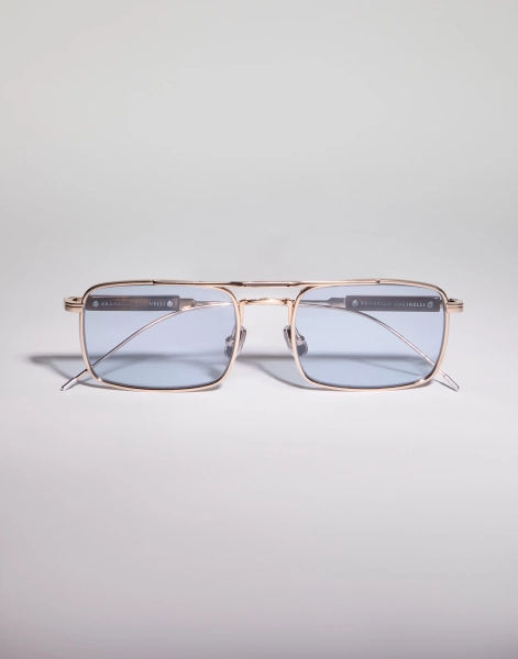 Gafas Eric chapadas en oro de 18 kt