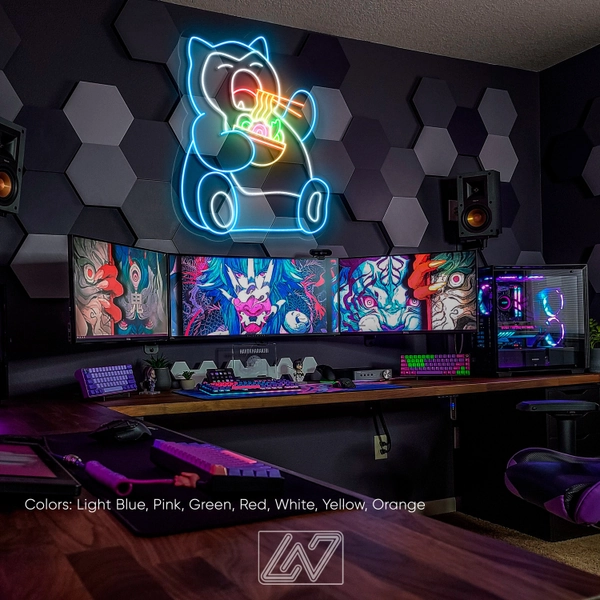 Snorlax - LED Neon Sign