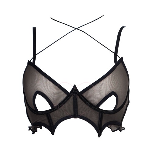 Bratty Devil Lingerie - Ironmouse - Black / Top / XS/S