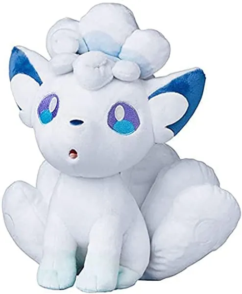 7-inch Alolan Vulpix Plush Ninetales, Kyukon Alolan Plush Filled Alolan Vulpix Poke Plush, Children’s Gift