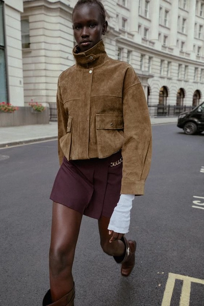 BOMBERJACKE AUS 100 % LEDER