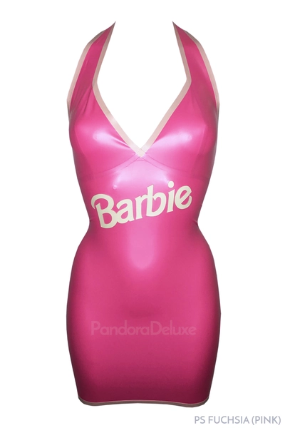 Barbie Latex Halter Dress