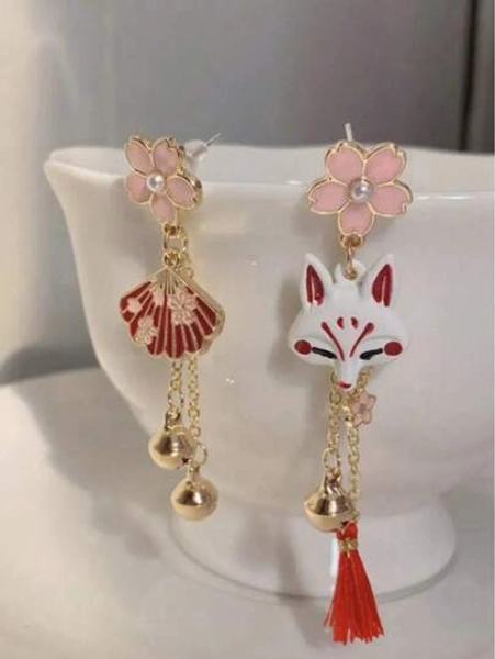 Cute Kitsune Earrings