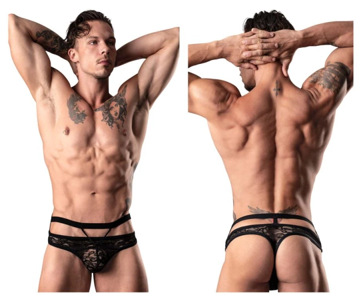 Male Power 446-289 Lucifer Cut Out Strappy Thong