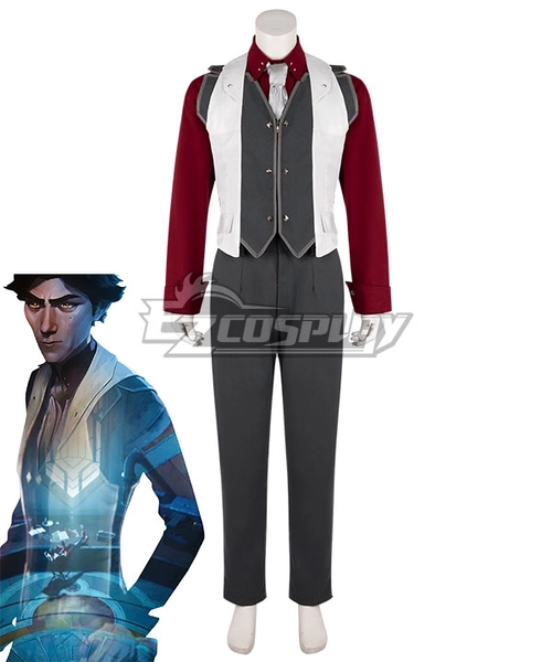 League of Legends Arcane 2 LOL Viktor Cosplay Costume + Wig  M 