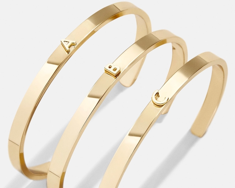 Initial Cuff Bracelet